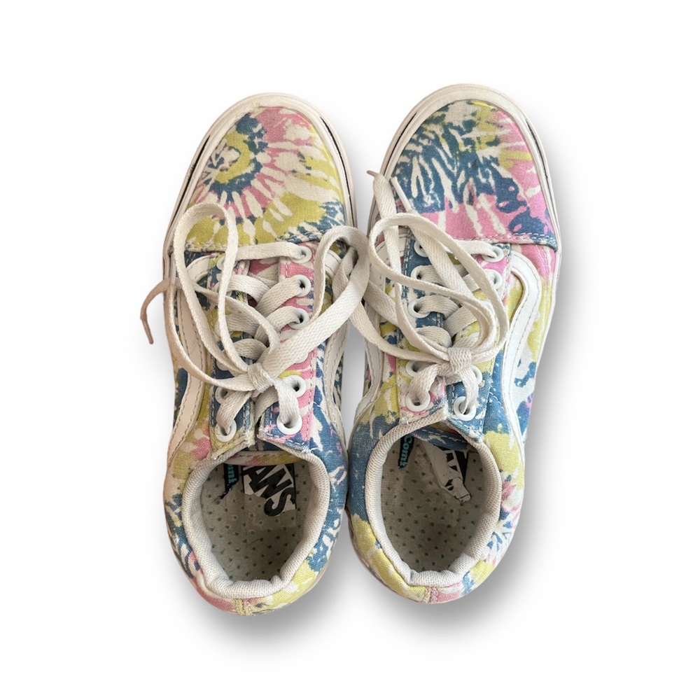 Women’s or girls tie-dye  Vans size 5.5 - Picture 5 of 6